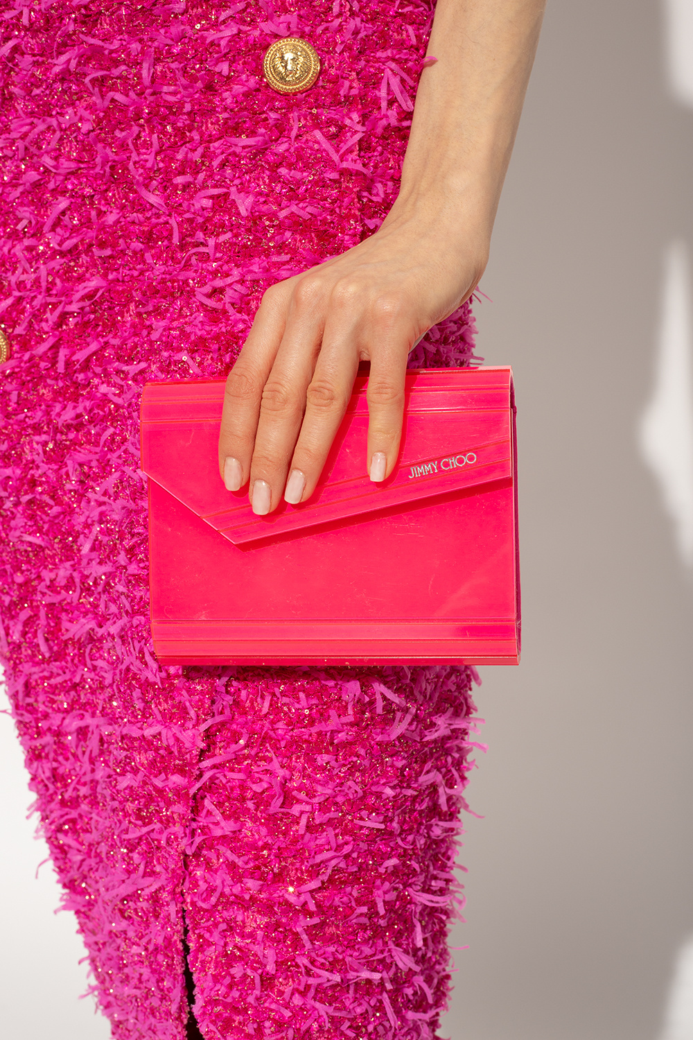 Pink 'Candy' clutch Jimmy Choo - Vitkac Canada